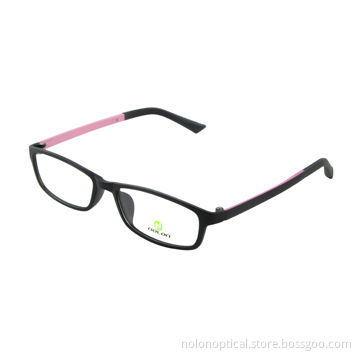 2014 high quality designer ultem optical frames in black with pink